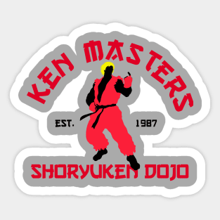 Ken Masters Dojo Sticker